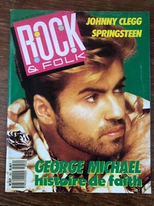 Revue ROCK AND FOLK Nr 252 (05-1988) George Michael / Poster TALKING HEADS - Picture 1 of 2