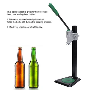 Manual Bottle Capper Tool For Home Brewing Bench Bottle Capper Beer Bottle Ca JY - Picture 1 of 12