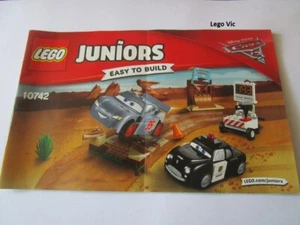 Lego 10742 Notice Instruction Disney Cars Willy's Butte Speed Training - Imagen 1 de 1