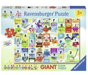 RAVENSBURGER PUZZLE DA PAVIMENTO 24 Pz. 3+ ANNI ALFABETO ALPHABLOCKS PUZZLE - Foto 1 di 2