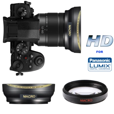 HD ULTRA WIDE ANGLE LENS FOR Panasonic Lumix DC-G95 Camera with 12-60mm Lens - Image 1 of 4