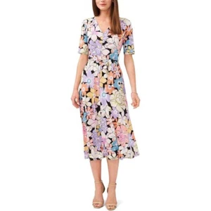 MSK Floral Maxi Dress Party Fairy Large Whimsical Cottage Spring NWT Lightweight - Picture 1 of 17