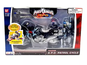 2004 Bandai Power Rangers Shadow SPD Space Patrol Cycle Bike Figure - Picture 1 of 7