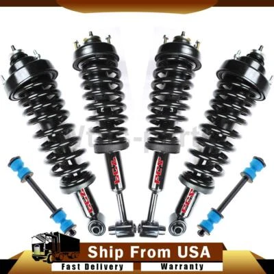 6x Kit de eslabones de puntal delantero trasero y barra estabilizadora para Ford Explorer 2002 2003 Foto 1 de 4