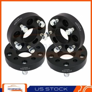 (4) 1.25" Hubcentric 5x4.5 to 5x5 Wheel Adapters For Jeep TJ YJ KK to JK XK Rims - Picture 1 of 12