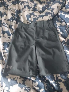 Under Armour Boys Shorts  Golf Chino Active  Gray Size 12 - Picture 1 of 7
