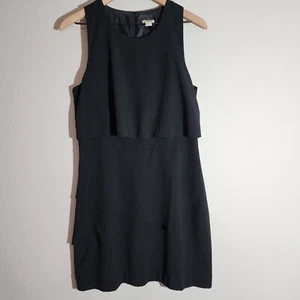 J Crew Cascade Little Black Dress Size 8 EUC - Picture 1 of 9