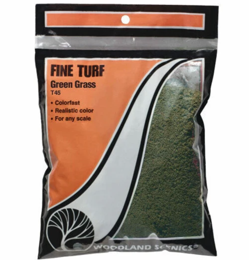 Woodland Scenics T45 Turf Fine Green Grass Woot45