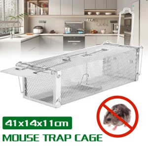 Humane Rat Trap Cage 2 Door Animal Pest Rodent Mice Mouse Control Live Catch - Picture 1 of 14