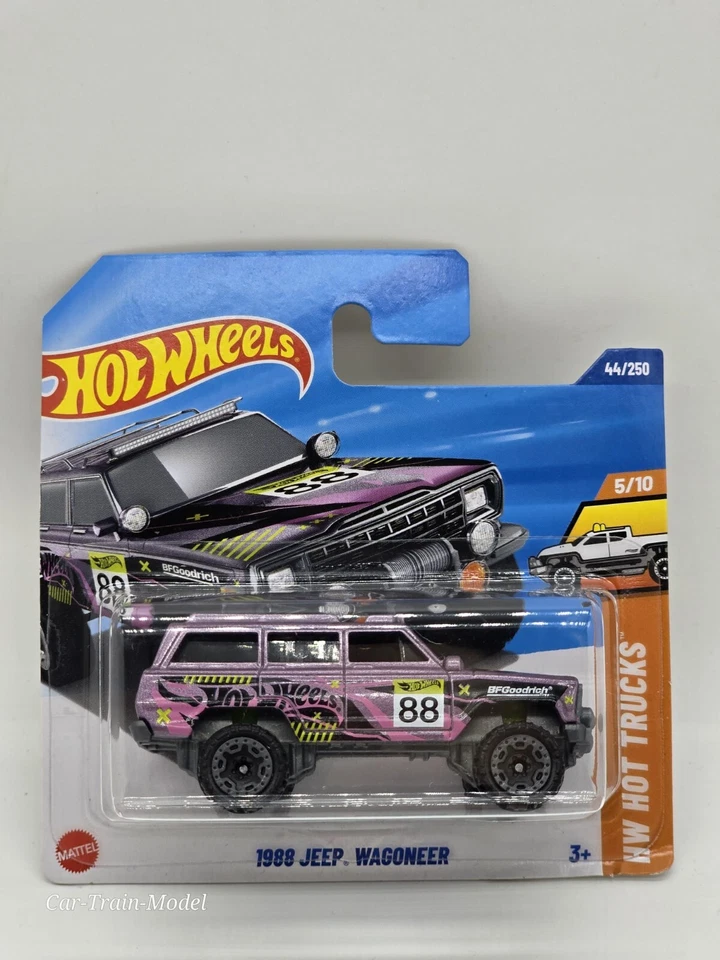 1988 Jeep Wagoneer - HW Hot Trucks 5/10 HOT WHEELS 1:64 1/64 - Immagine 1 di 1