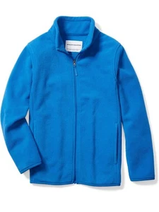Amazon Essentials Boys and Toddlers' Polar Fleece Full-Zip Mock Jacket Size M - Picture 1 of 8