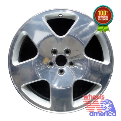 Wheel Rim Audi TT 17 2000-2006 8N0601025HZ33 Polished OEM Factory OE 58726 - Image 1 of 4