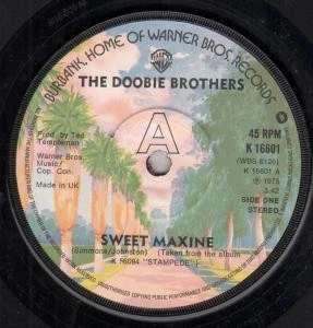 Doobie Brothers Sweet Maxine 7" vinyl UK Warner Bros 1975 K16601 - Image 1 of 1