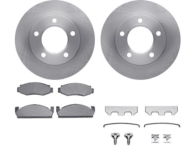 Kit de pastillas de freno delanteras y rotor 71SPBM84 para Jeep CJ5 CJ7 1978 1979 Foto 1 de 1