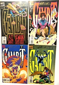 GAMBIT # 1 - 4 MINI SERIES DYNAMIC FORCES EXCLUSIVE SIGNED MACKIE & WEEKS - Picture 1 of 3