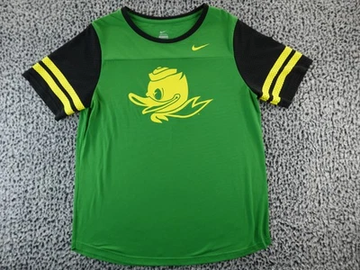 Camiseta Nike Oregon Ducks Team verde amarilla, talla XLarge Foto 1 de 4