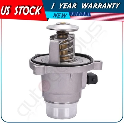 Engine Coolant Thermostat for 2010-2015 BMW 550i GT 2002-2005 745i V8 4.4L - Image 1 of 4