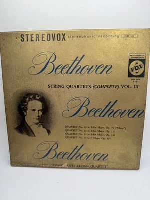 Beethoven Loewenguth String Quartet String Quartets Complete Vol. III Vinyl Lp - Image 1 of 4