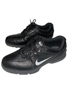 Nike Herren Durasport III Golf Spikes Schwarz Schnürschuhe Größe 8,5 628527-002 PGA - Bild 1 von 4