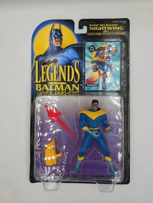 Nightwing Legends of Batman Kenner 1994 Action Figure W/Rocket Launcher NEW - Image 1 of 4
