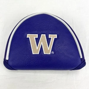 University of Washington Huskies Purple Mallet Putter Cover Leather(?) Team Golf - Picture 1 of 8