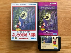 The Castle Of Illusion Starring Mickey Mouse Japan Sega MegaDrive Mega Drive - Picture 1 of 22