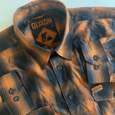 Dixxon Flannel Co The Sign Shirt Men L Plaid D-LUX Bamboo Blend Button Up - Image 1 of 4
