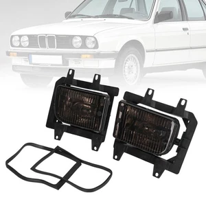 LH RH Pair Front Bumper Fog Light Without Blubs For BMW E30 3-Series 1985-93 S11 - Picture 1 of 14