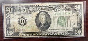 1934 CLEVELAND $20 FEDERAL RESERVE ⭐STAR NOTE⭐ - Picture 1 of 2
