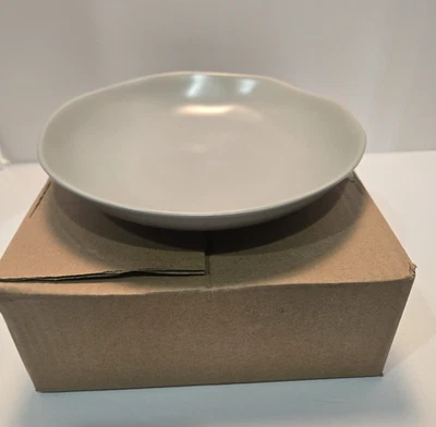 Tigelas de macarrão Fortessa Heirloom Coupe 9", conjunto de 4 fumaça. Moderno durável NOVO - Imagem 1 de 4