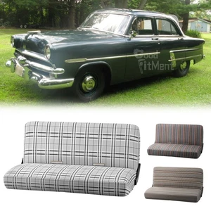 For 1950-1954 Ford Crestline Car Front Bench Saddle Blanket Seat Cover Full Size - Picture 1 of 25