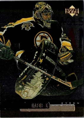 1999 Upper Deck Byron Dafoe #21 Boston Bruins Hockey Card - Image 1 of 2
