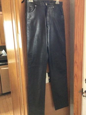 Vintage Wrangler Genuine Leather Pants Women’s Size 7 , High Rise, Lined - Image 1 of 4