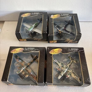 4 Vintage Maisto Air Force Special Edition Sammlerstücke Die Cast Flugzeuge - Bild 1 von 12