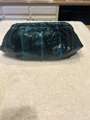 Hermoso Bolso de Mano Bandolera/Bolso Bandolera J. Renee VERDE Piel de Serpiente (1006) Foto 1 de 4