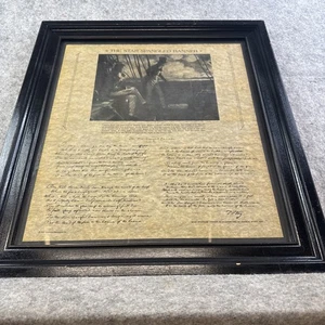 Stern Spangled Banner Pergament in einem schönen Rahmen - Bild 1 von 13