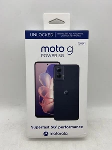 Motorola Moto G Power 5G (2024) Midnight Blue Unlocked New, Unopened retail box - Picture 1 of 2