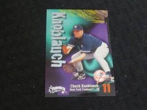 1999 Skybox Thunder Rave 123 Chuck Knoblauch Yankees /150  - Bild 1 von 2