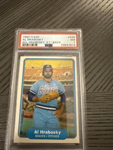 1982 Fleer - Al Hrabosky #438 All Hrabosky" on Back, Height 5'1" - Picture 1 of 5