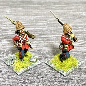 2x 28mm 24th Regiment Of Foot Painted Metal Miniatures Zulu 1879 Wargames #34 - Bild 1 von 4