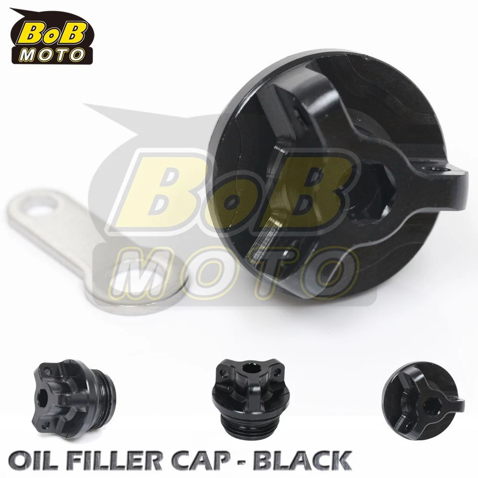 Black Oil Filler Cap Cup CNC x1 For Ducati Monster S4 01 02 - Изображение 1 из 1