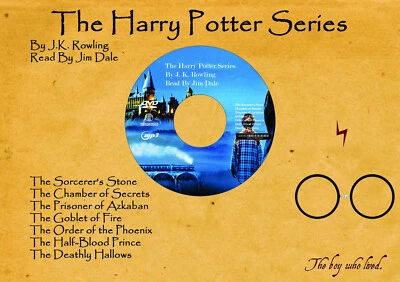 The Harry Potter  Audiobooks Series – MP3 Files On 1 DVD – Read by Jim Dale - Image 1 of 2