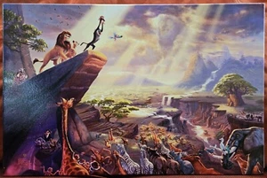 Thomas Kinkade, The Lion King, Disney Dreams, G/P, Limited edition - Picture 1 of 6