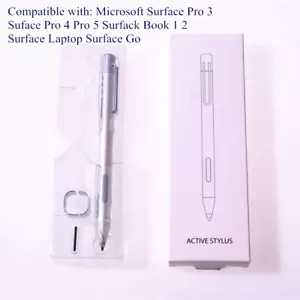 HD Silver Replacement Stylus Pen for Microsoft Surface Pro 3 4 Book 1 2 Laptop - Picture 1 of 4