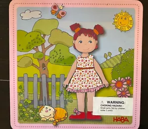 HABA Muñeca de Vestir Lilli Caja de Juego Magnética - 54 Piezas Magnéticas Completas - Imagen 1 de 5