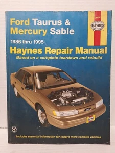 Haynes Manual 1986-1995 Ford Taurus/Mercury Sable 36074 Repair Manual - Picture 1 of 6