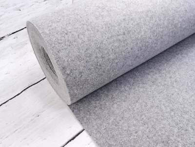 FILZ Bastelfilz 3mm dick 100cm breit Filzstoff Basteln GRAU Meliert EUR 9,98/m - Bild 1 von 2
