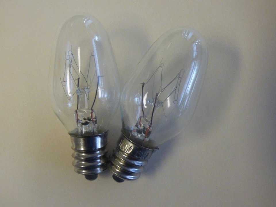 Highest Quality (2 pack) 15 watt  NIGHT LIGHT Bulb Fits PLUG-IN Scentsy Warmer - Image 1 of 1