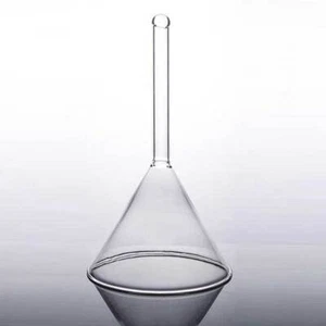 40mm-150mm Clear Glass Funnel with Short Stem Chemistry Laboratory Glassware - Picture 1 of 16