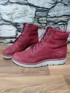 Timberland Botas Rojo Rubí Edición Limitada 6” Premium Impermeable Waterbuck Talla 8.5 - Imagen 1 de 11